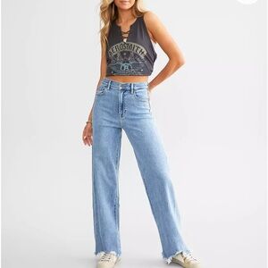 Buckle Hidden Logan Dad Stretch Jeans